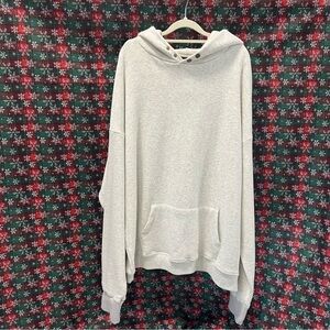 Fear Of God Thick White Hooded Sweatshirt